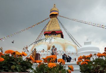 boudhha stupa in nepal kathmandu