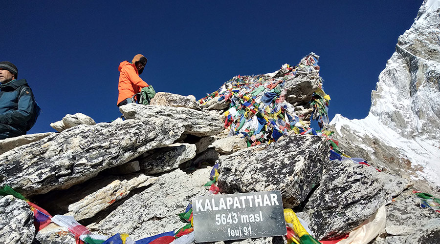 Camp de base de l'Everest (Kalapattar)